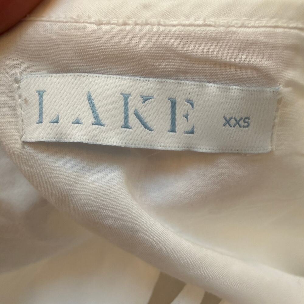 Lake Pajama Poplin Triple Tie Dress XXS NWOT - Picture 7 of 7